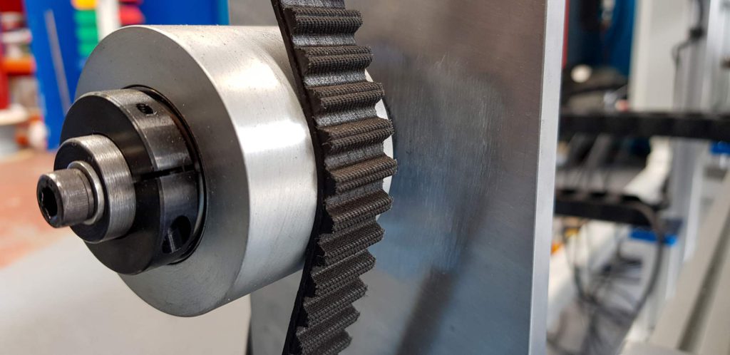 Close up of a rotary blest on a production line from Sandfield Engineering