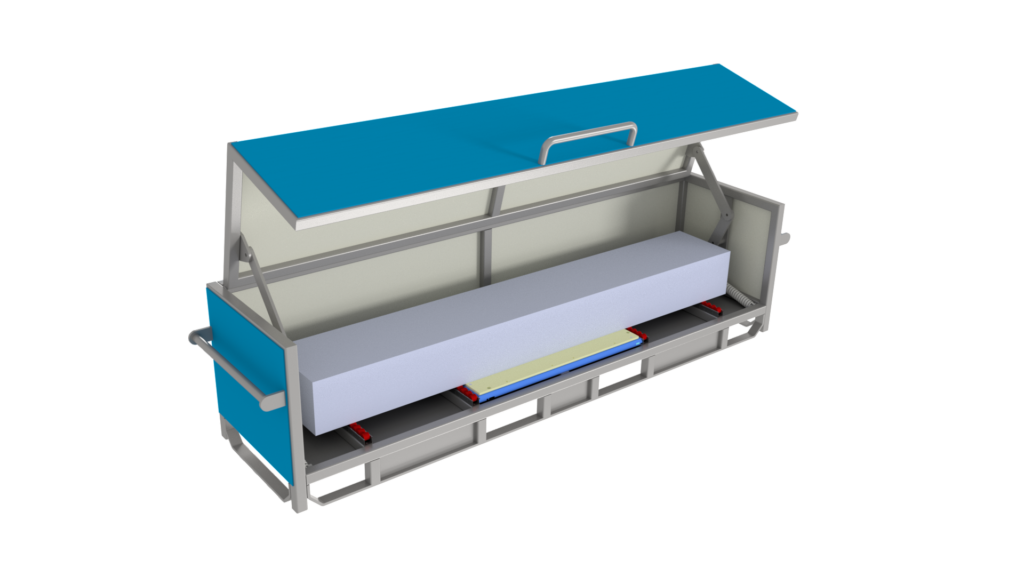 Lithium battery storage solution manufactured by Sandfield Engineering