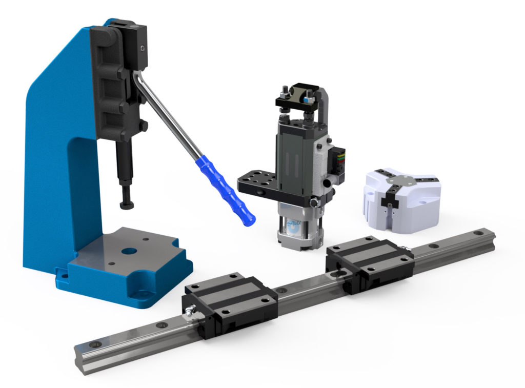 A grouping of Sandfield Engineering's industrial automation equipment.