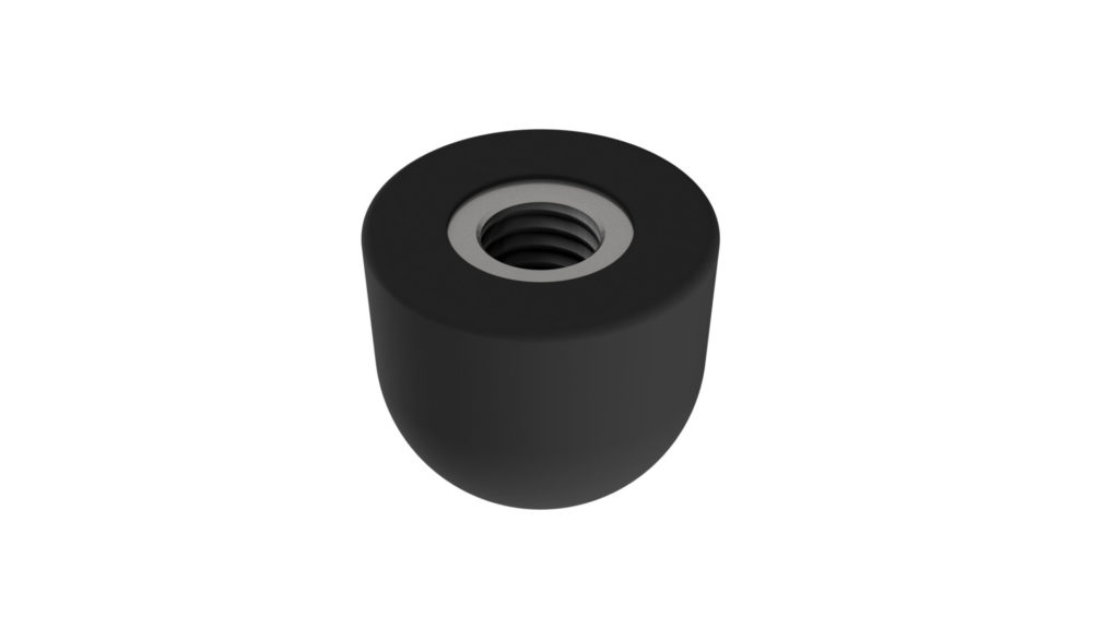 Sandfield Engineering neoprene NR10 tip 3d render for a Tipped spindle tip.