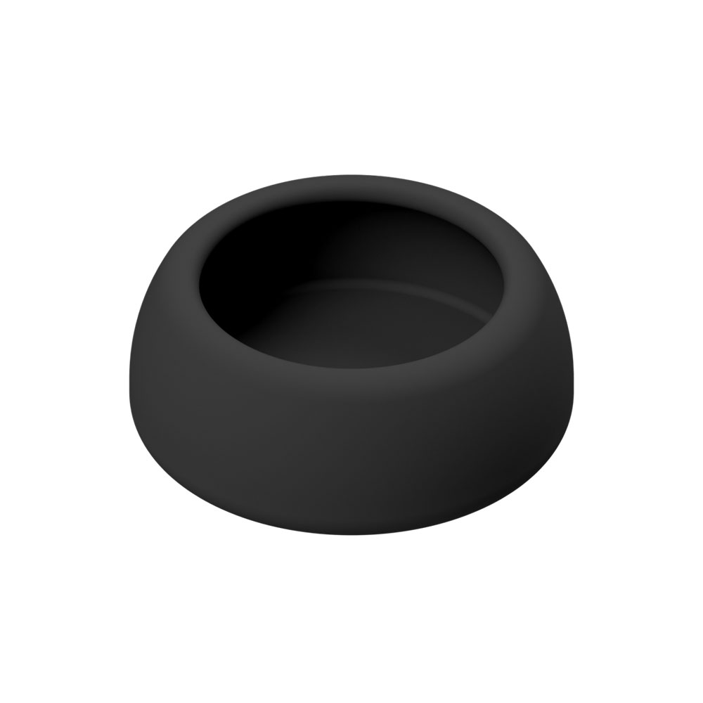 A rubber end to a toggle clamp, a rubber Bowl shape for the mount to be inserted.
