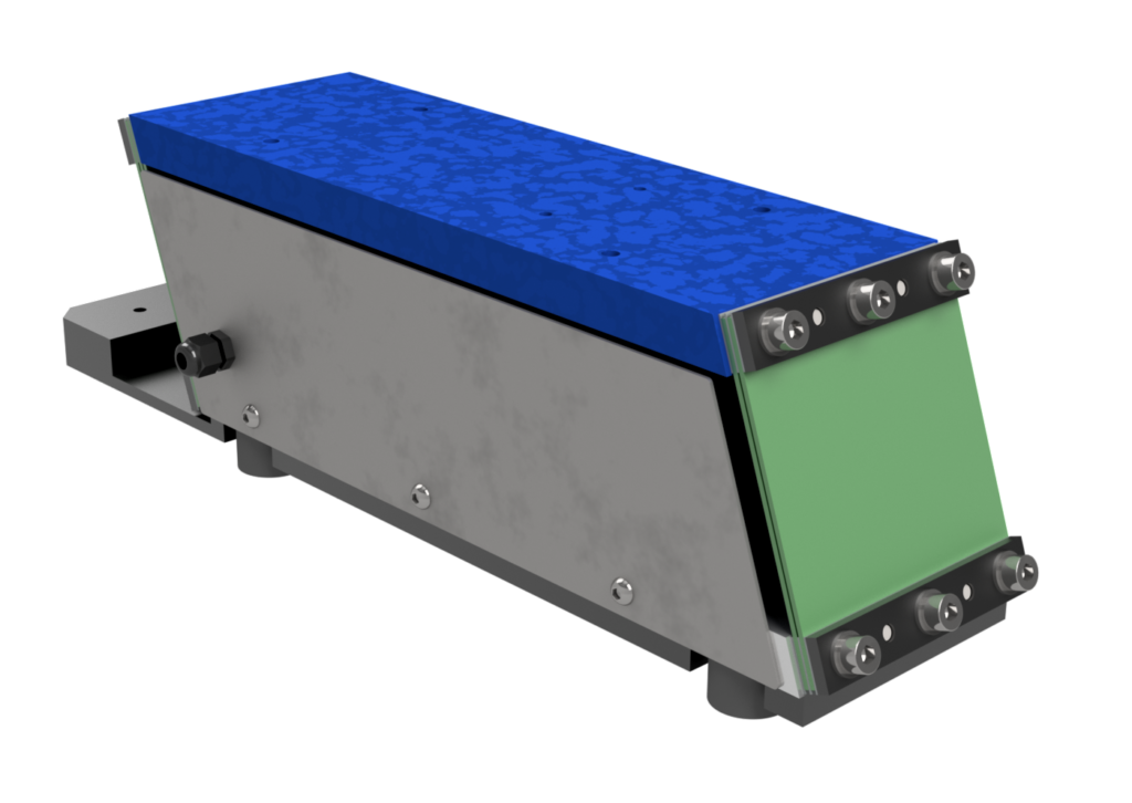 A 3D render of a Linear drive unit design and manufactured by Sandfield Engineering